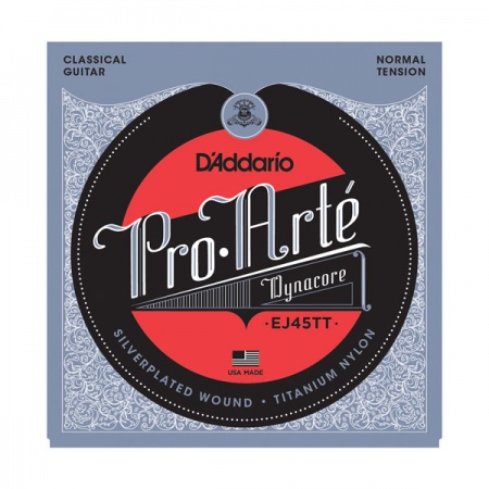 D'ADDARIO EJ45TT - струны для классической гитары,премиум класс, оплётка-титан