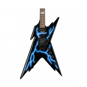 DEAN RZR LTNG - электрогитара серии Dime Razorback, 22 лада, HH, кейс, графика 'молния' DEAN RZR LTNG - электрогитара серии Dime Razorback, 22 лада, HH, кейс, графика 'молния'