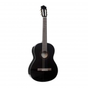 YAMAHA C40 BL - классическая гитара 4/4, корпус меранти, верхняя дека ель, цвет черный