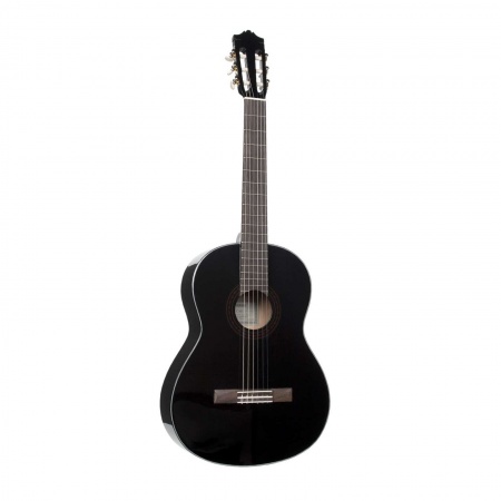 YAMAHA C40 BL - классическая гитара 4/4, корпус меранти, верхняя дека ель, цвет черный