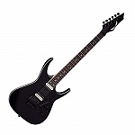 DEAN EXILEX F BKS - электрогитара, тип Superstrat, 24 лада, 25 1/2,HH, 1V+1T, цвет черный (ИНДИЯ)