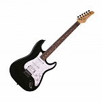 REDHILL STM200 BK - электрогитара, Стратокастер (Stratocaster), S-S-H, тополь/клен, цвет черныйEDHILL STM200 BK - электрогитара, Стратокастер (Stratocaster), S-S-H, тополь/клен, цвет черный