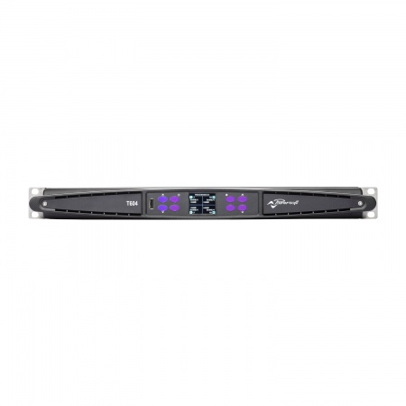 POWERSOFT T604 - четырехканальный усилитель мощности, 4 х 1250Вт/8Ом, 4 х 1500Вт/4Ом, 3000Вт/мост