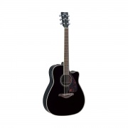 YAMAHA FGX820C BL - электроакустическая гитара с вырезом, цвет черный