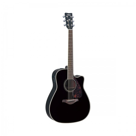 YAMAHA FGX820C BL - электроакустическая гитара с вырезом, цвет черный