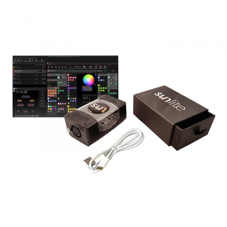 SUNLITE - BC - DMX интерфейс, 512 DMX каналов, USB type C, Art-Net (опционально), SUT SUNLITE - BC - DMX интерфейс, 512 DMX каналов, USB type C, Art-Net (опционально), SUT