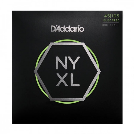 D'ADDARIO NYXL45105 - струны для БАС-гитары,Long Scale, L Top/Med Bottom, 45-105 D'ADDARIO NYXL45105 - струны для БАС-гитары,Long Scale, L Top/Med Bottom, 45-105