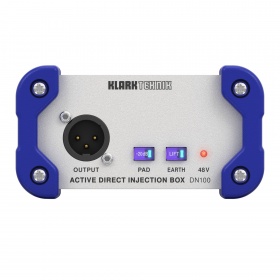 KLARK TEKNIK DN100 V2 - активный ди-бокс, 2 входа JACK, 1 вход XLR, 1 выход XLR KLARK TEKNIK DN100 V2 - активный ди-бокс, 2 входа JACK, 1 вход XLR, 1 выход XLR