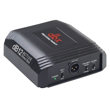 dbx dB12 - активный трансформаторный директбокс. Hi-Z 1/4' TS вход, параллельный 1/4' Thru TS dbx dB12 - активный трансформаторный директбокс. Hi-Z 1/4' TS вход, параллельный 1/4' Thru TS