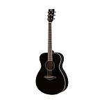 YAMAHA FS820 BL - акустическая гитара, корпус компакт, корпус - массив ели, цвет чёрный
