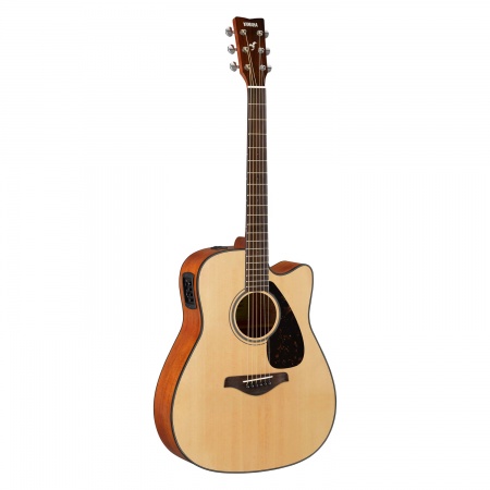 YAMAHA FGX800C N - электроакустическая гитара с вырезом, цвет натуральный YAMAHA FGX800C N - электроакустическая гитара с вырезом, цвет натуральный